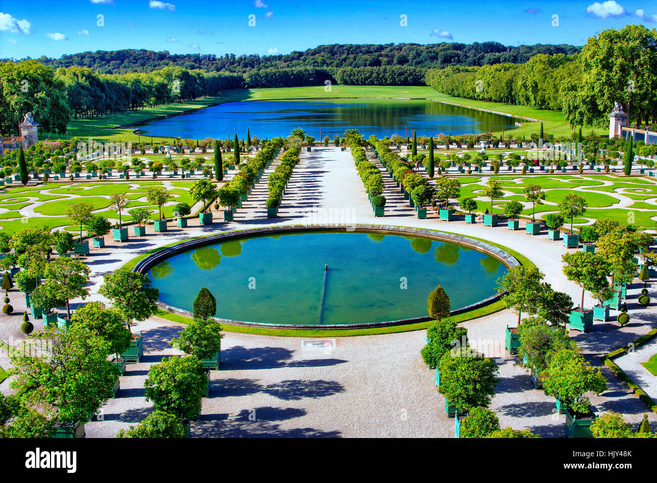 Orangery of Versailles Palace, France Stock Photo