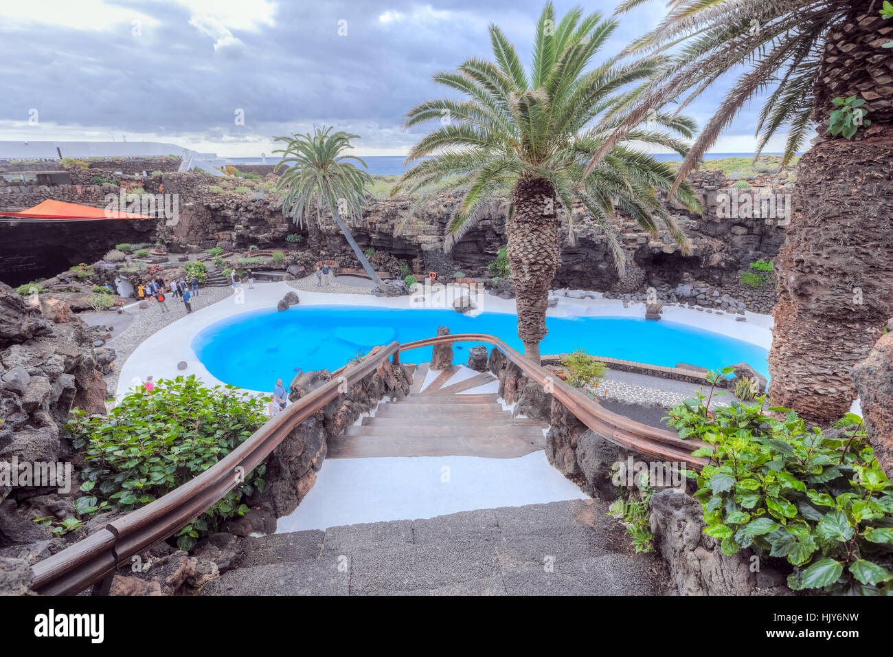 Jameos del Agua, Cesar Manrique, Lanzarote, Canary Islands, Spain Stock Photo