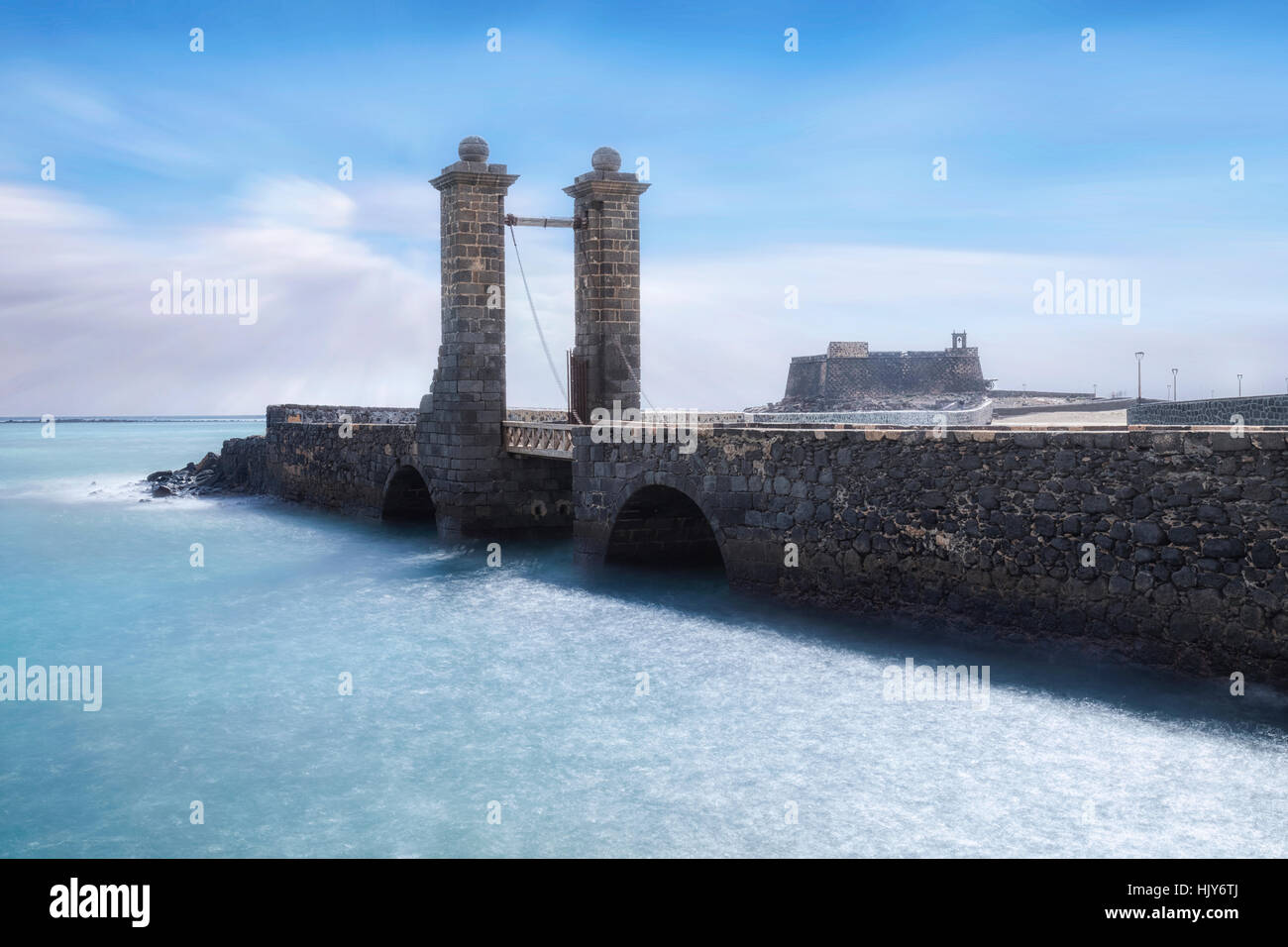 Castillo de San Gabriel, Arrecife, Lanzarote, Canary Islands, Spain Stock Photo