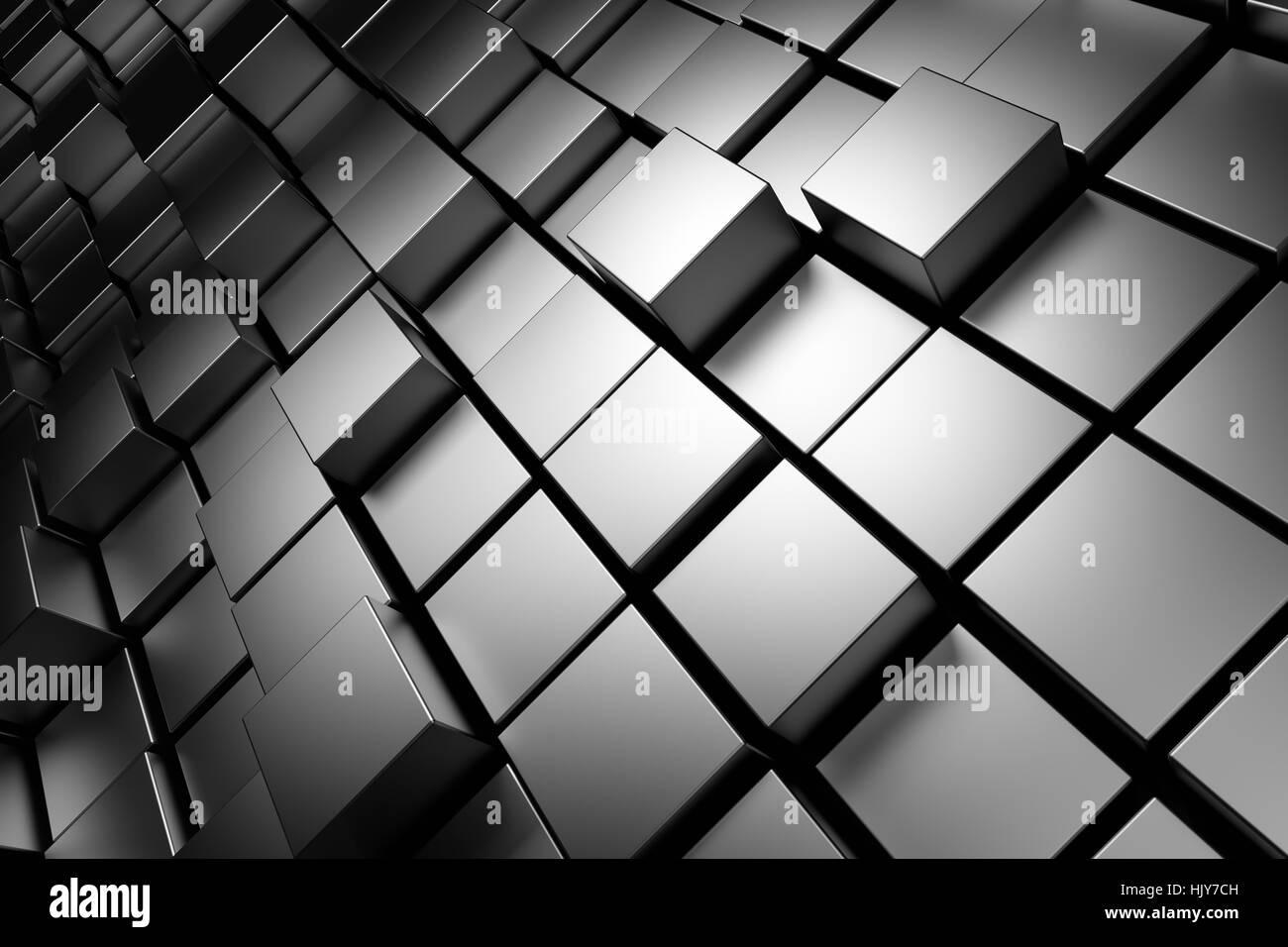 metal, square, brick, cube, render, backdrop, background, art, model, design, Stock Photo