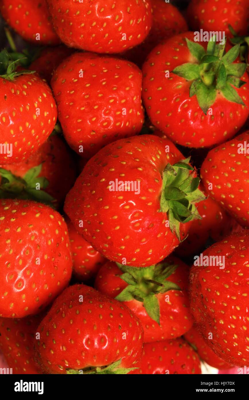 strawberries close up Stock Photo Alamy
