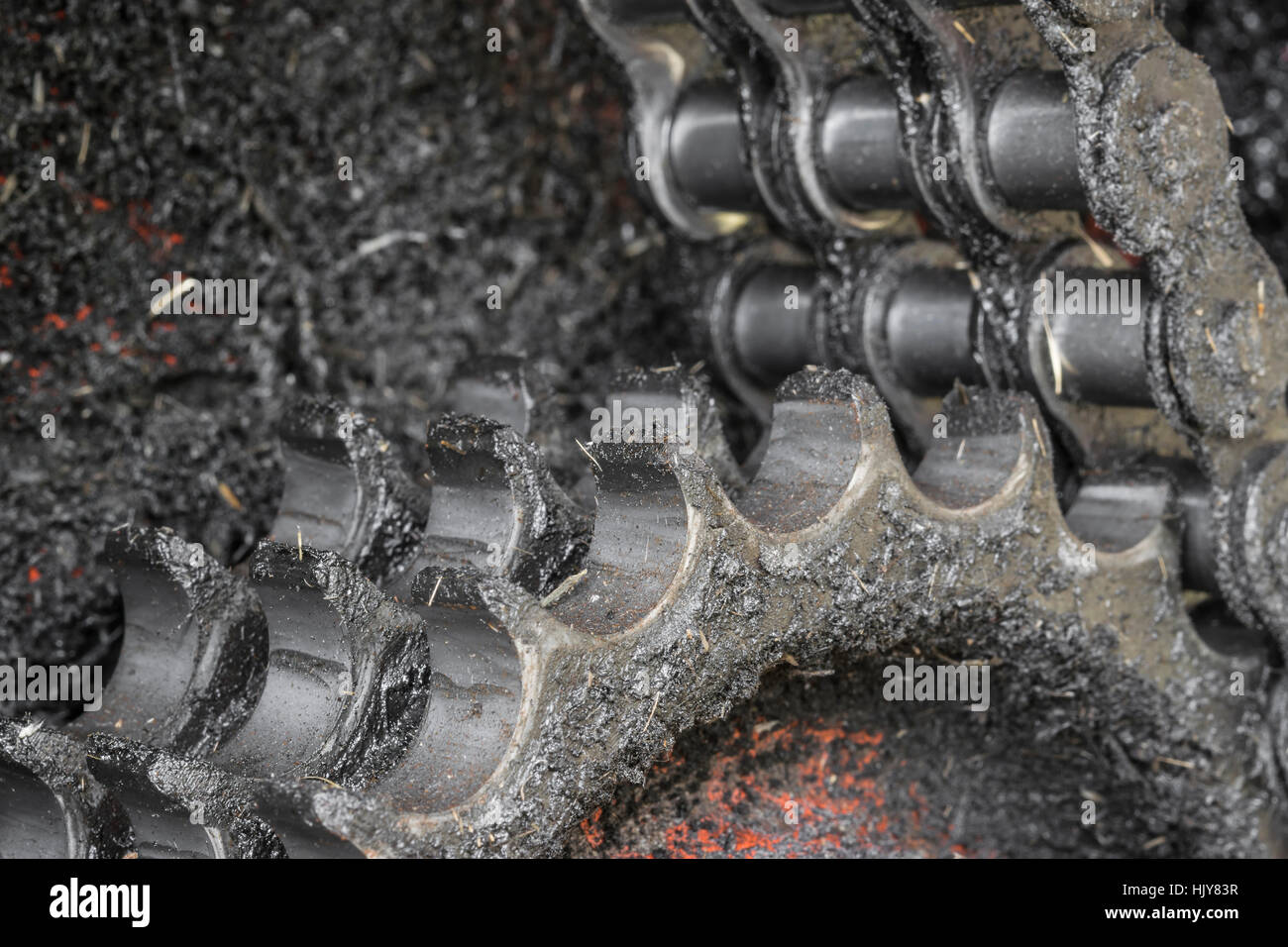 Chain drive unit Stock Photo Alamy