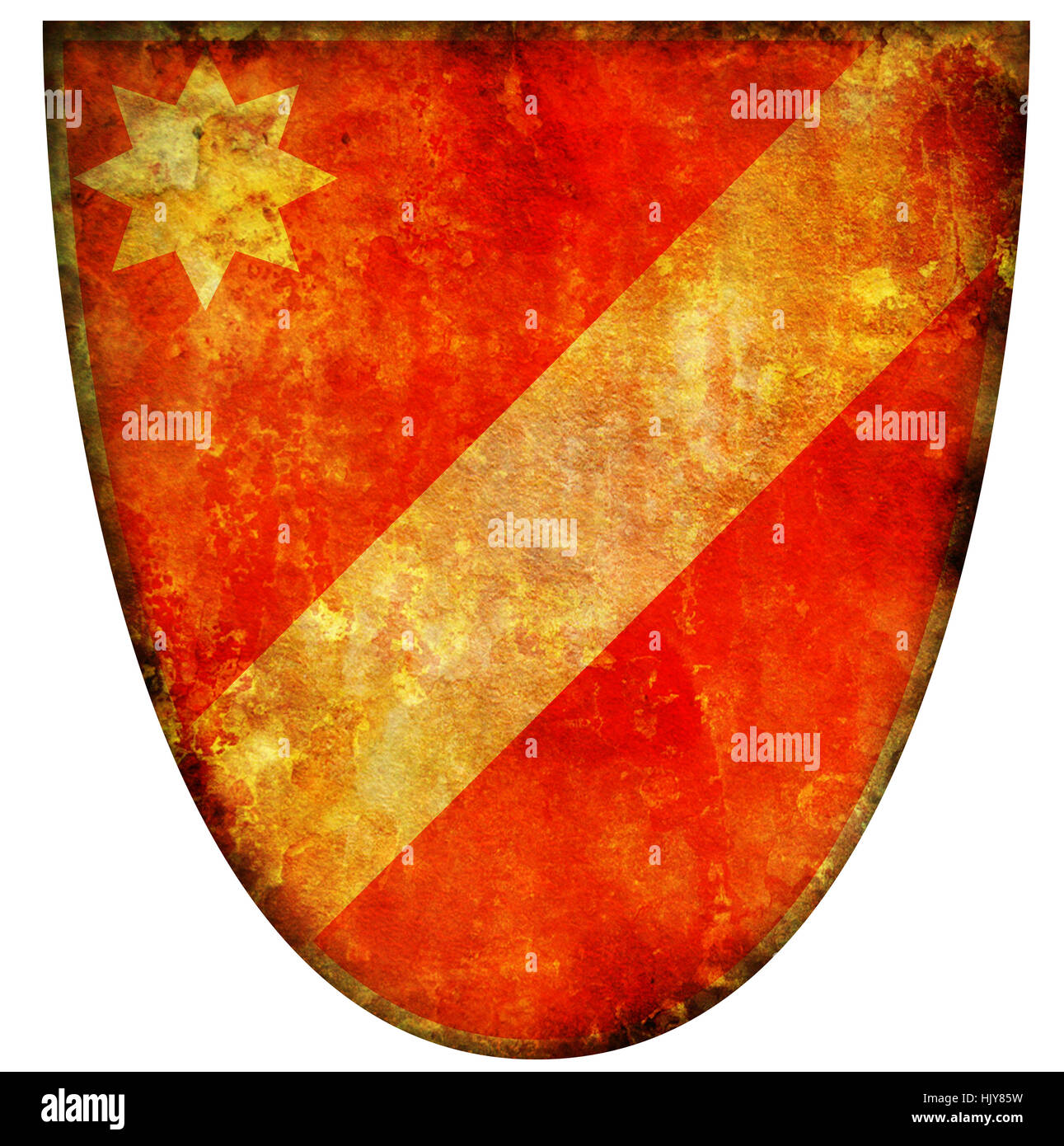 isolated, emblem, vintage, region, sign, province, old, white ...