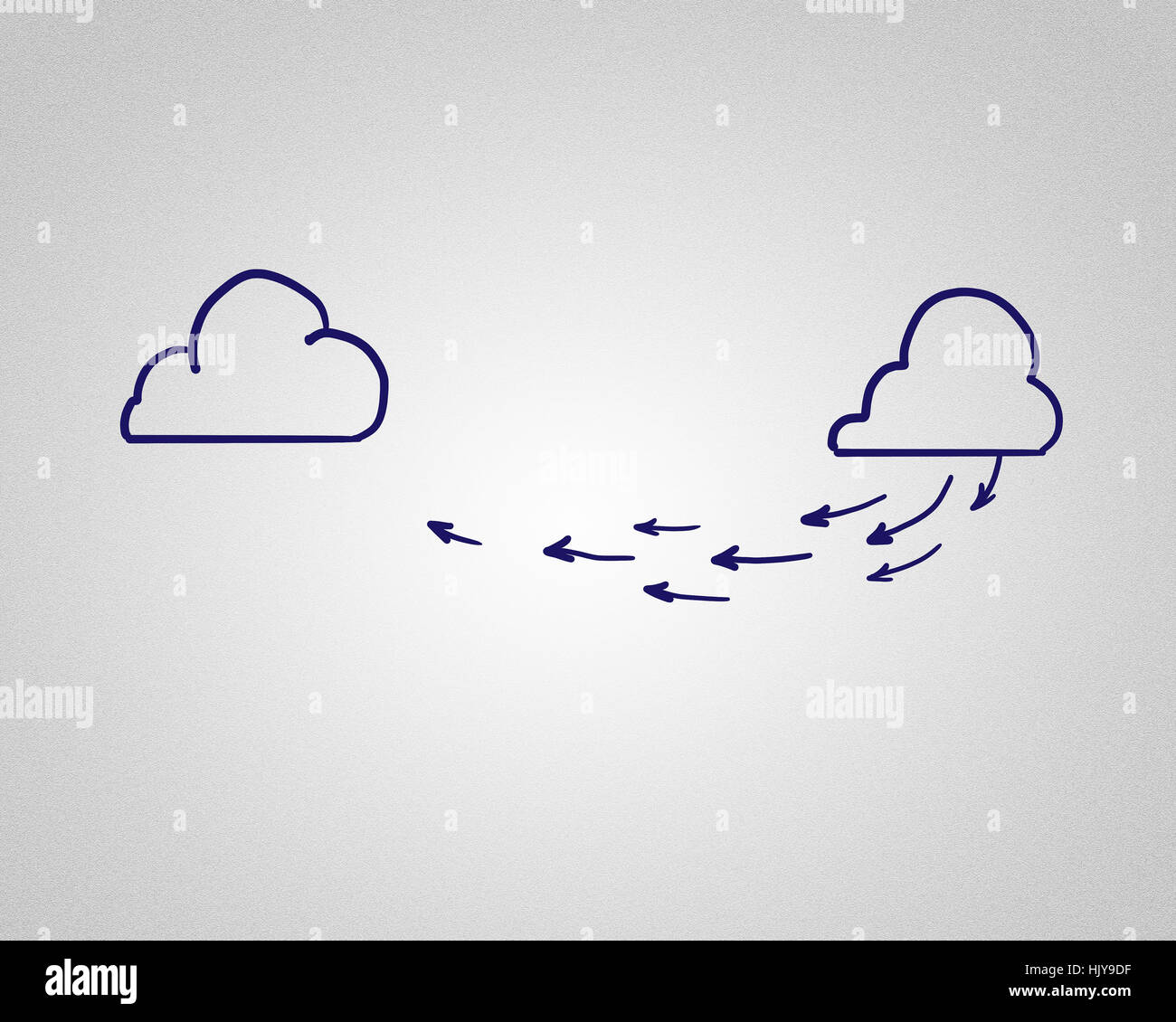 Close up of male hand drawing cloud computing concept Stock Photo - Alamy