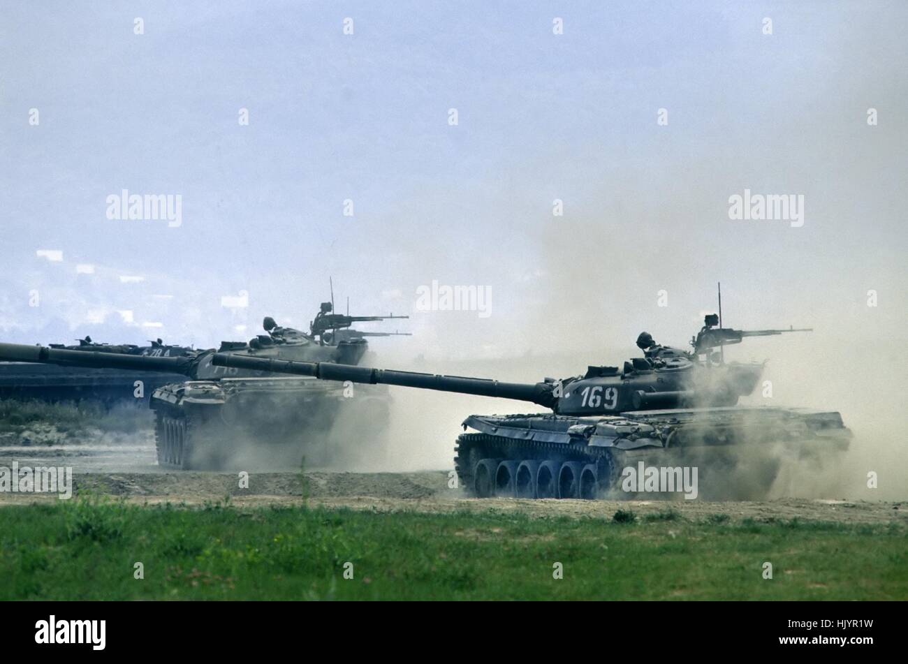 Hungarian Army, Tata Armoured Brigade, Sovietbuilt tanks T 72 Stock