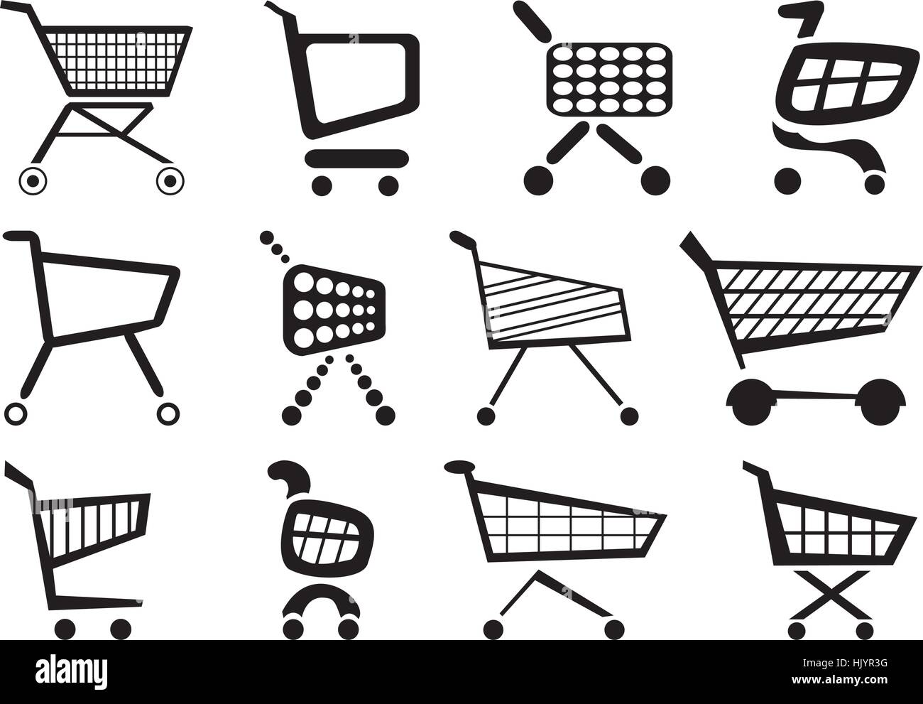 Add to Cart your product. Pushing a shopping cart. Stock Vector