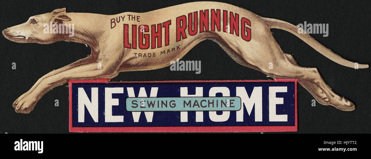 Buy the light running New Home Sewing Machine Stock Photo Alamy