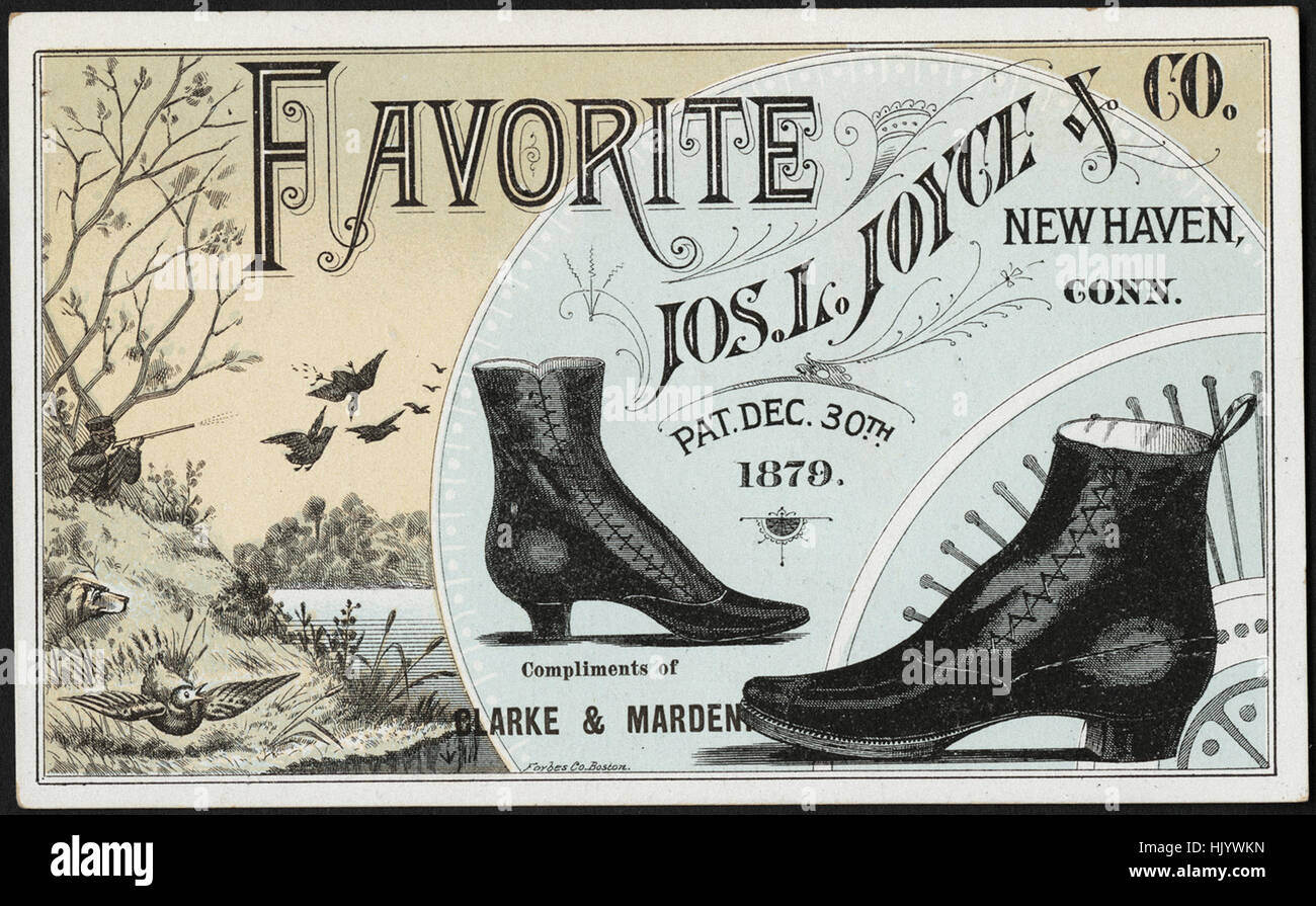 Favorite Jos. L. Joyce & Co. New Haven, Conn. Stock Photo
