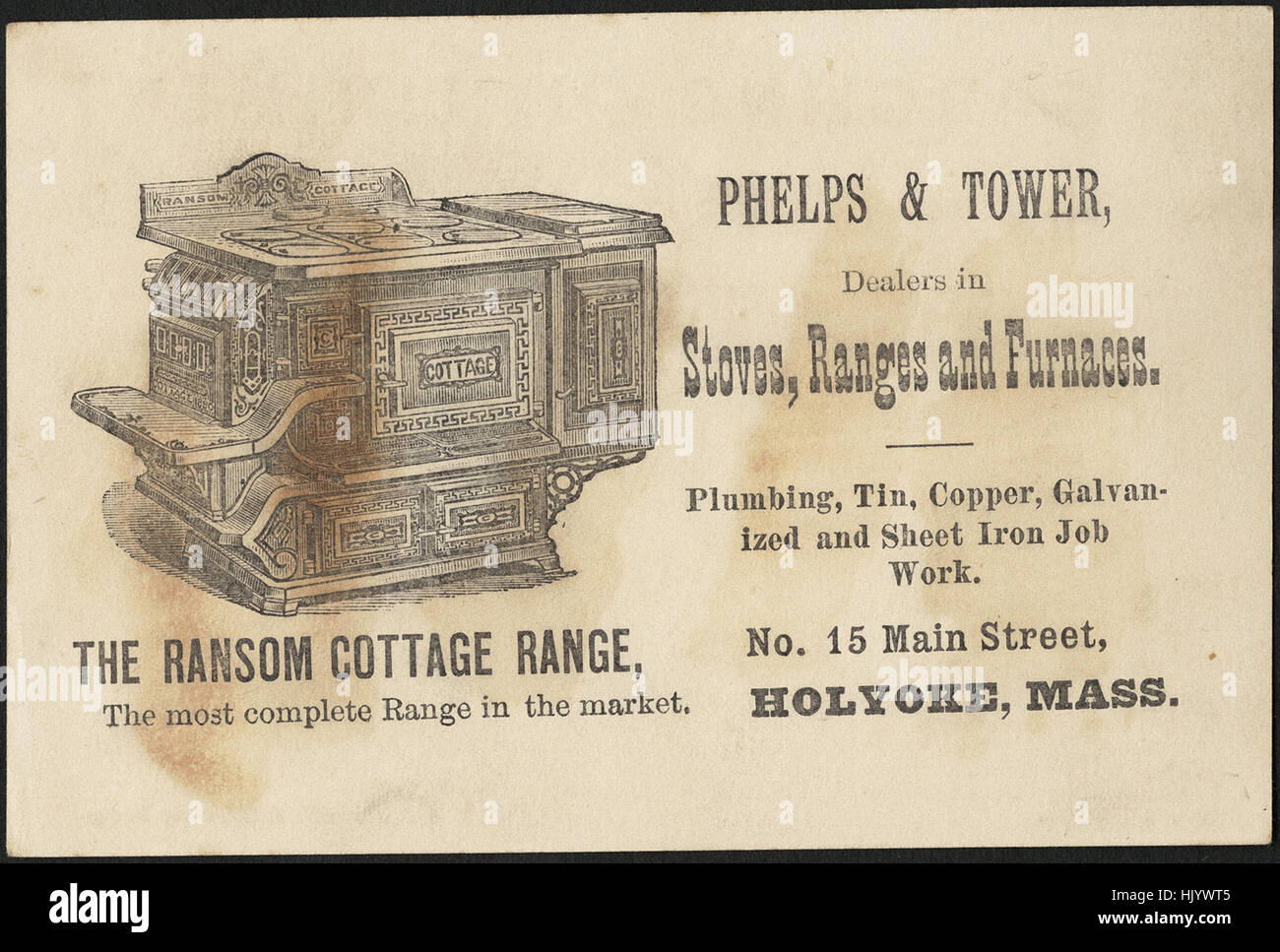 Gargling Oil Liniment for man & beast (back) Stock Photo