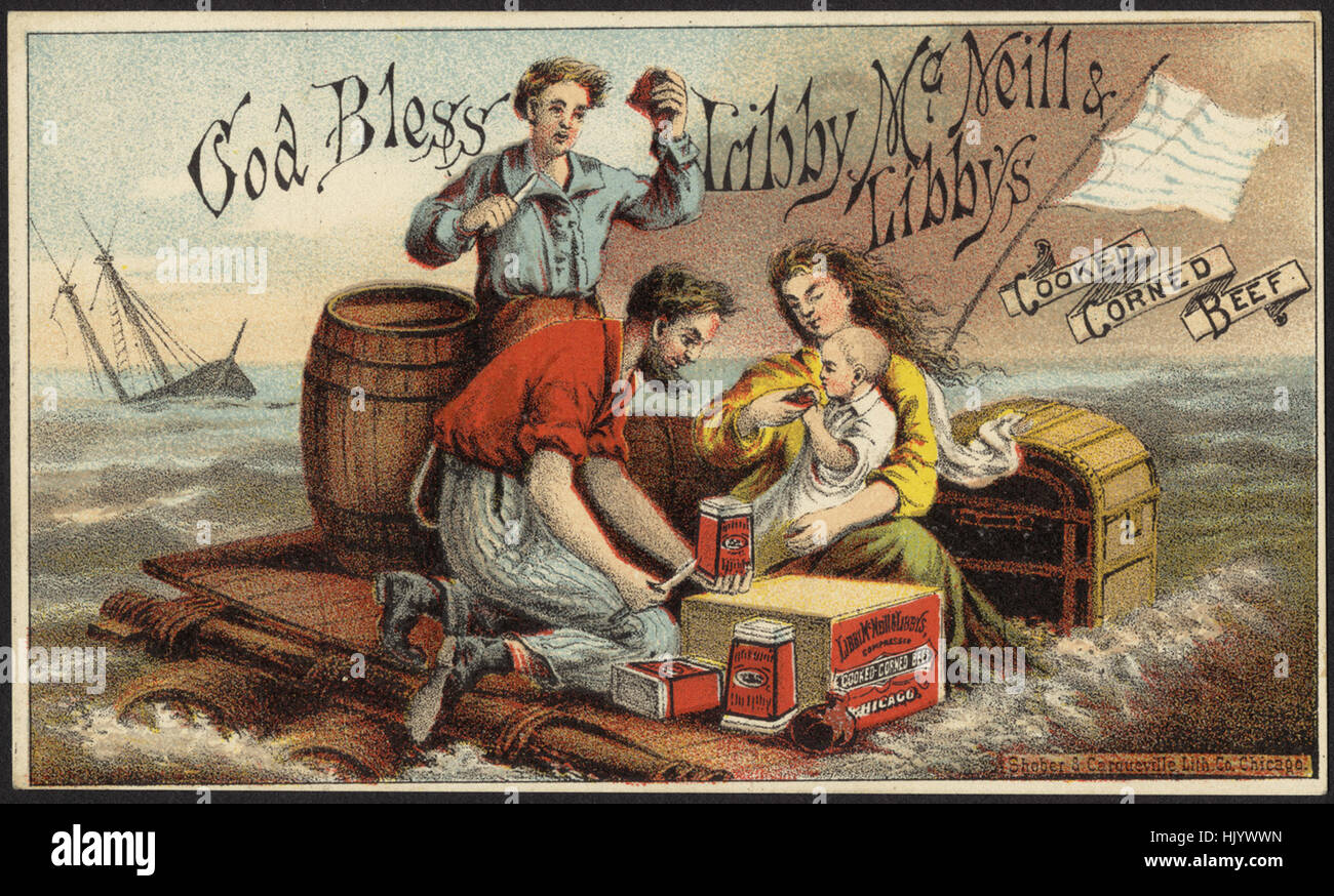 God bless Libby McNeill & Libby's Cooked Corned Beef Stock Photo Alamy
