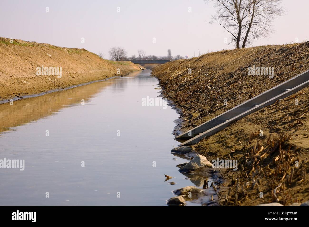 field, channel, system, trench, canal, watering, irrigation, water