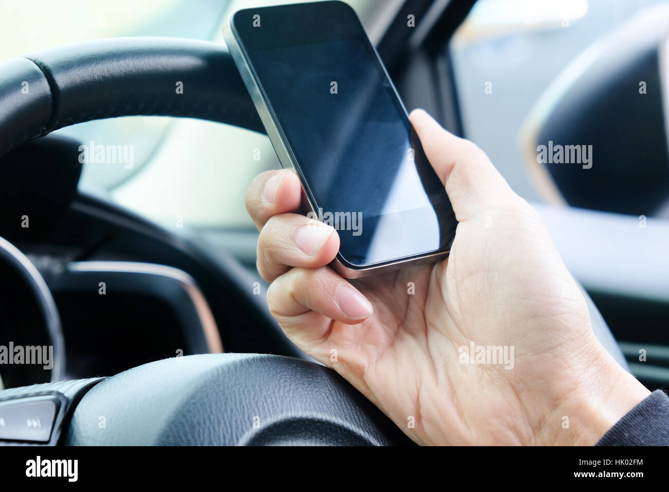 phone call in the car Stock Photo - Alamy