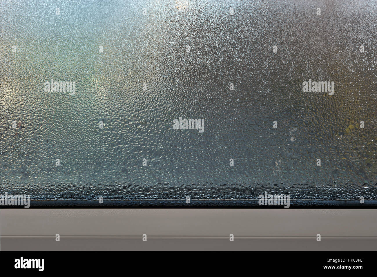 Condensation and damp problem on the inside of a double glazed window Stock Photo Alamy