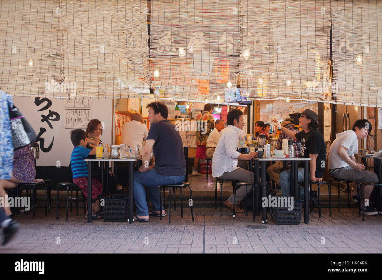 Izakaya, restaurant, in Ameyoko market Street.Tokyo city, Japan, Asia Stock Photo