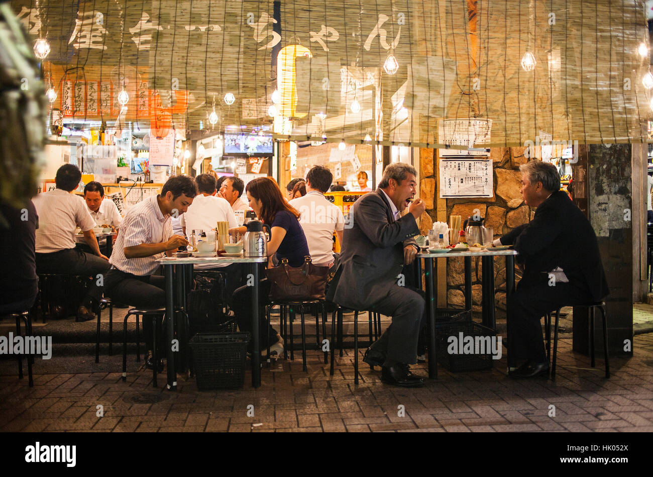 Izakaya, restaurant, in Ameyoko market Street.Tokyo city, Japan, Asia Stock Photo