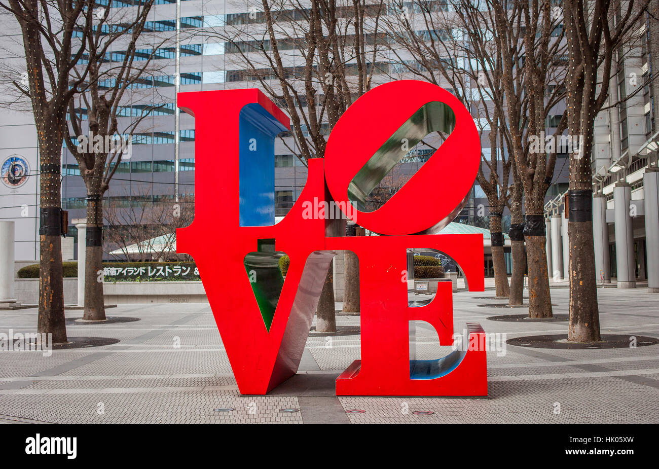 Love sculpture shinjuku tokyo japan hires stock photography and images