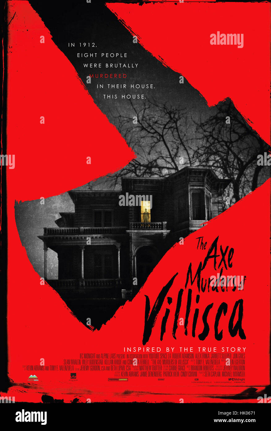 THE AXE MURDERS OF VILLISCA, US poster, 2016. © IFC Midnight /Courtesy Everett Collection Stock