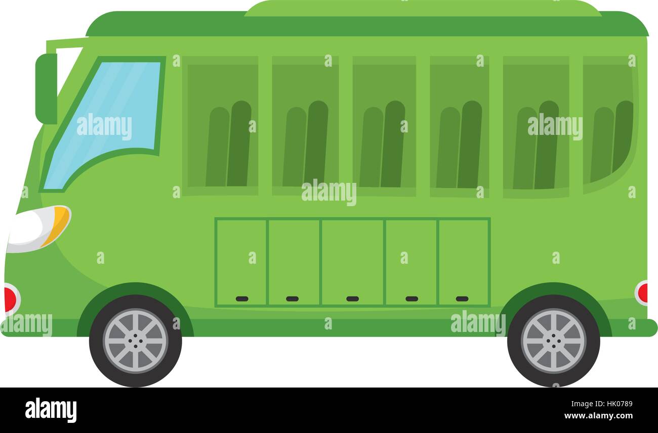 Public bus service icon vector illustration graphic design Stock Vector ...