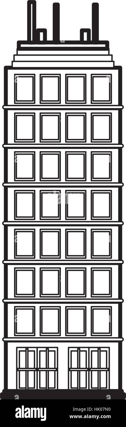Building real estate icon vector illustration graphic design Stock ...