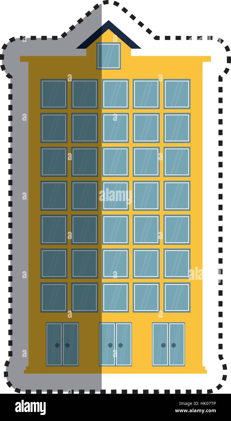 Building real estate icon vector illustration graphic design Stock ...