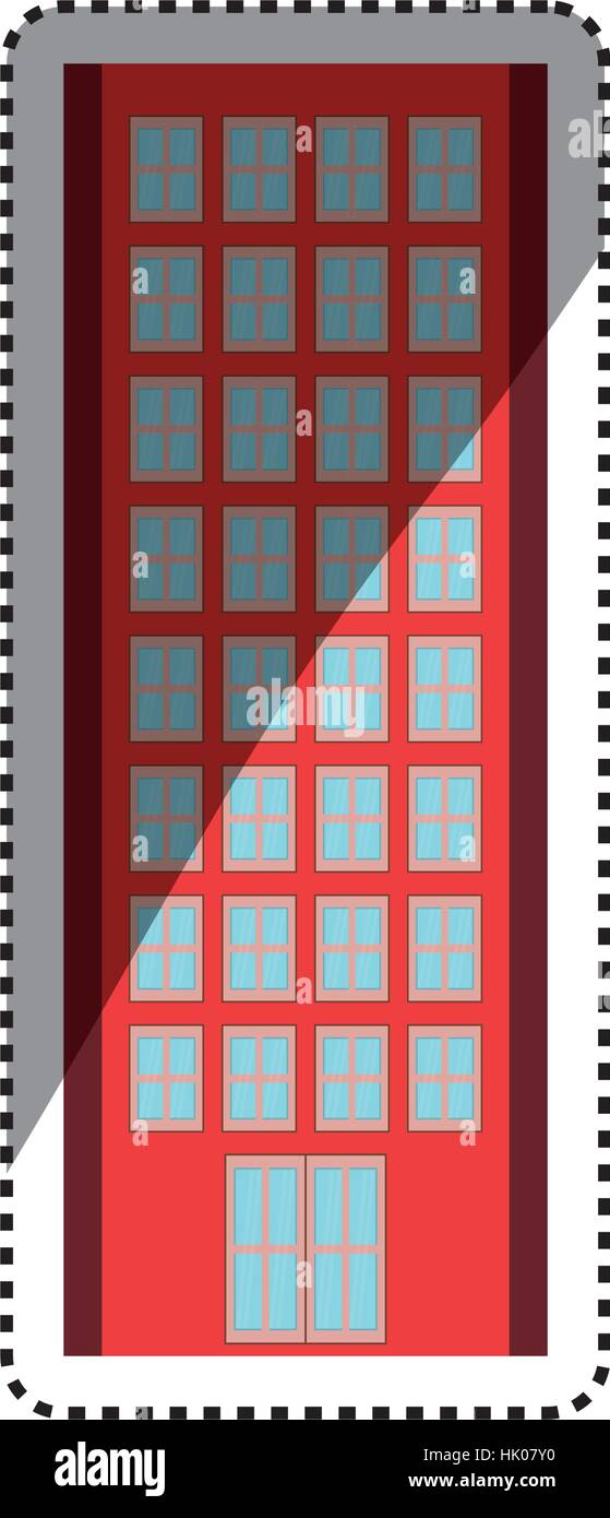 Building real estate icon vector illustration graphic design Stock ...