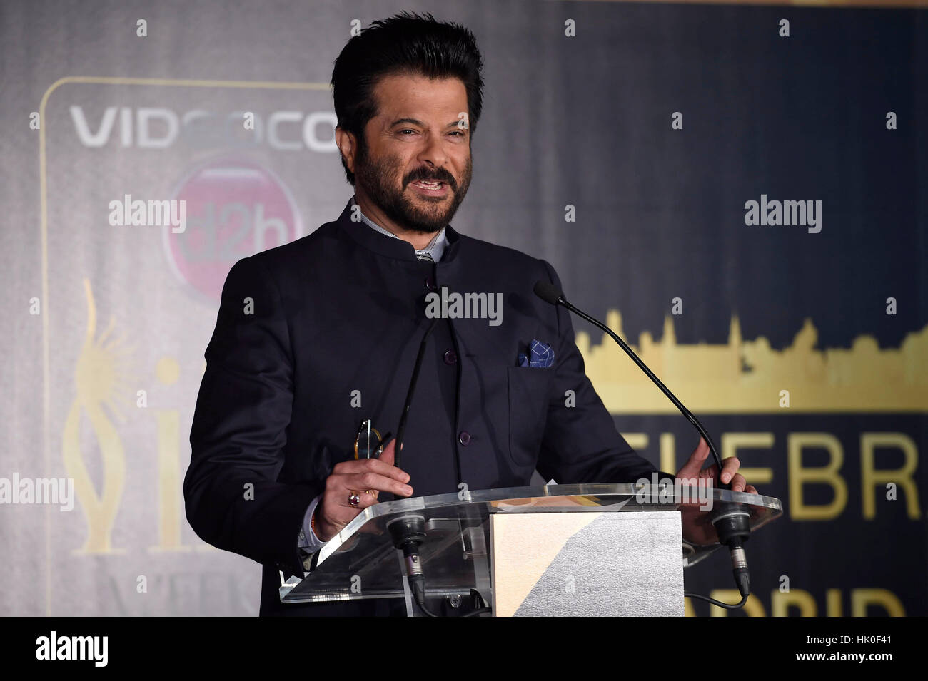 Actor Anil Kapoor during the presentation of "Oscar of Bollywwod" in ...