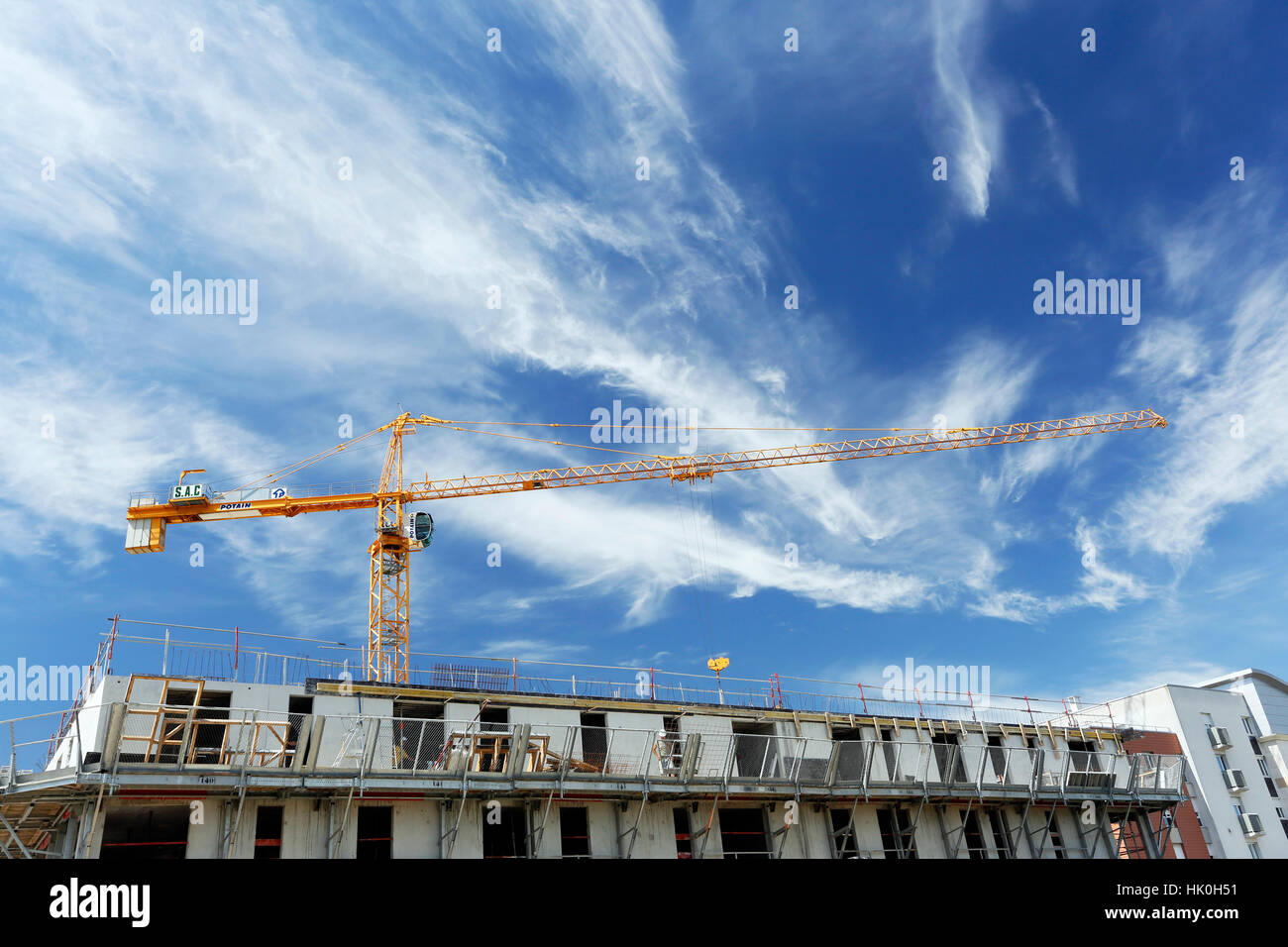 France, SeineetMarne. New town of Montevrain (SerrisChessyMarne la