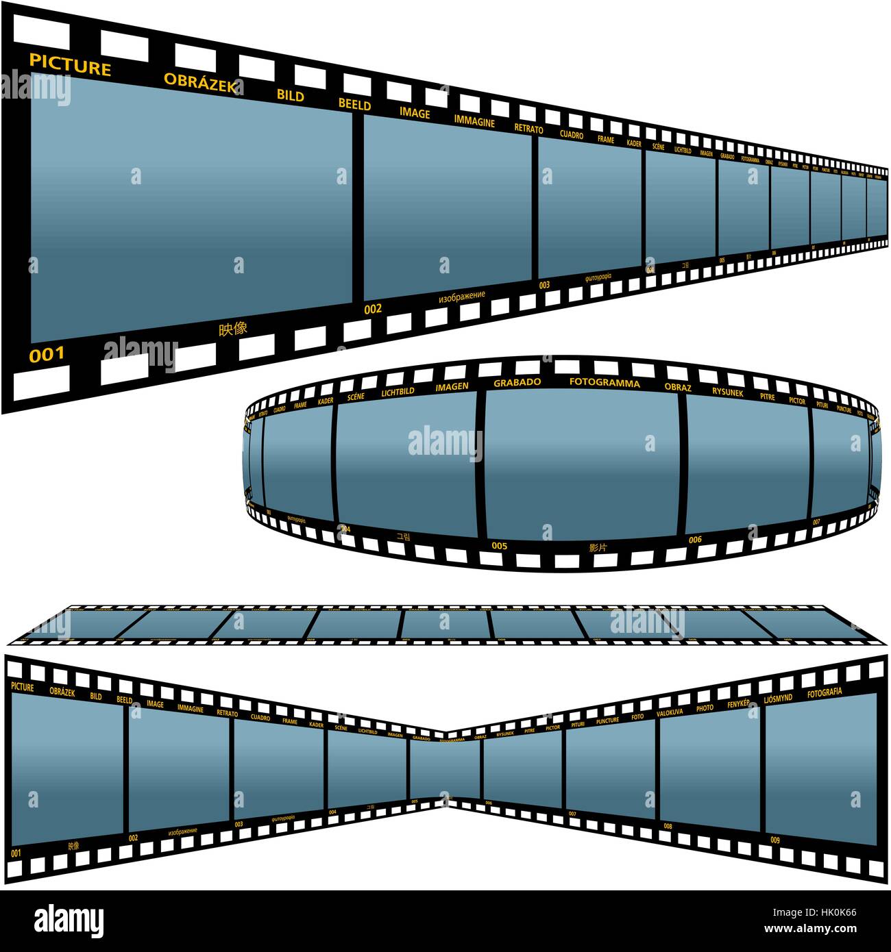 Camera Film Strips Stock Vector Image & Art Alamy