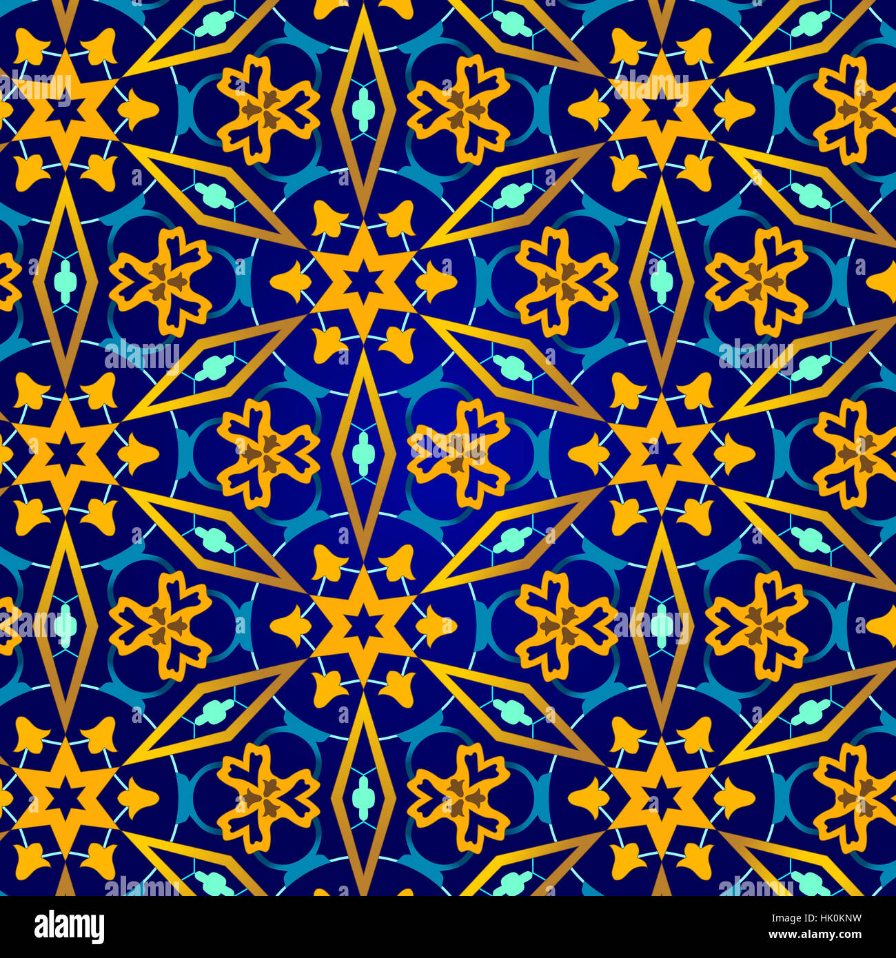 East pattern. Vintage oriental ornament of mandalas. Template for ...