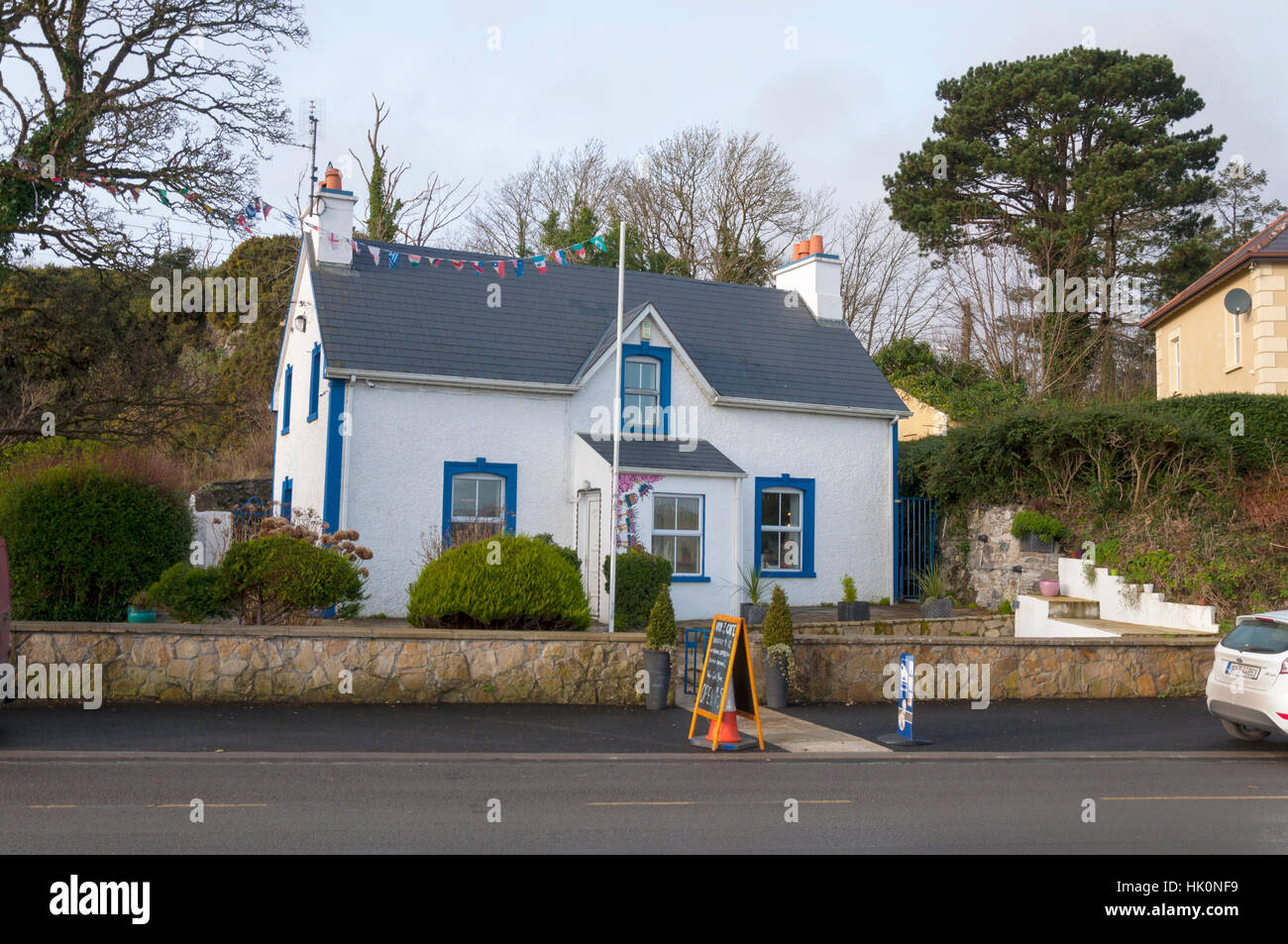 Ahoy Cafe, Shore Road, Killybegs, County Donegal, Ireland Stock Photo