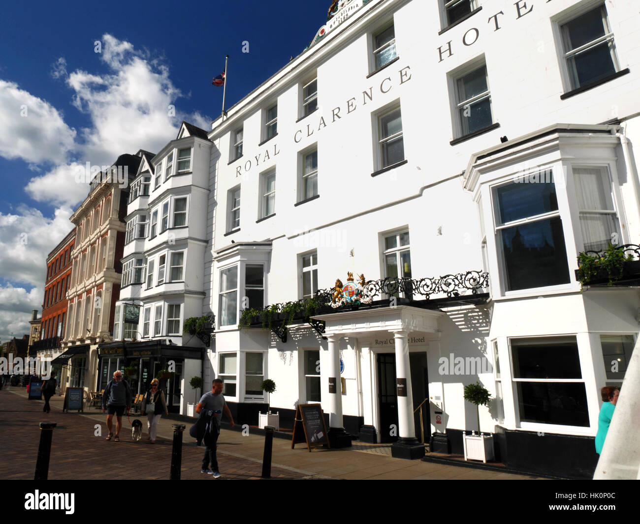 Royal Clarence Hotel, Cathedral Close, Exeter, Devon. Founded by