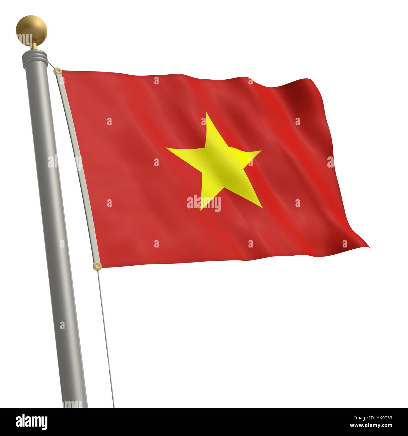 asia, flag, viet nam, vietnam, mast, bar, flagstaff, isolated, optional, asia, Stock Photo
