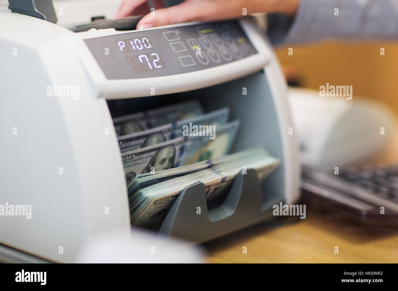 At Currency Exchange Counter Stock Photos & At Currency Exchange