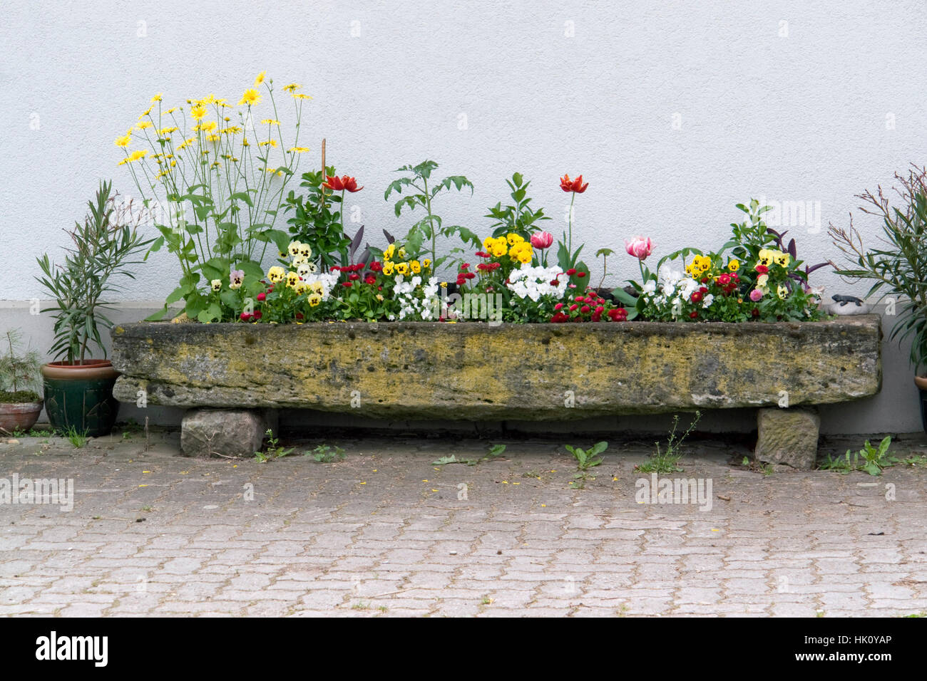 Bathtub placed in countryside and used as spring water trough, exilles,  Italy Stock Photo - Alamy