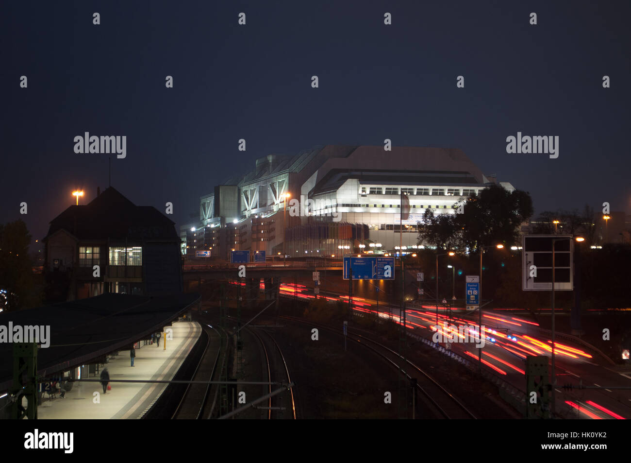 city highway,icc,radio tower,berlin # 1 Stock Photo