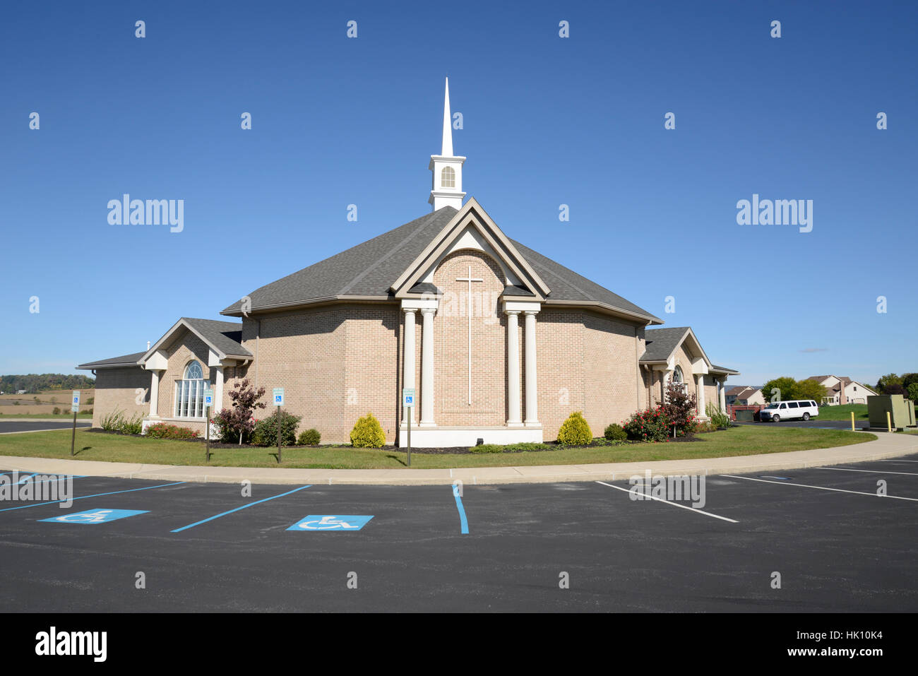 Valleyview Baptist Church in Northampton, Pennsylvania Stock Photo