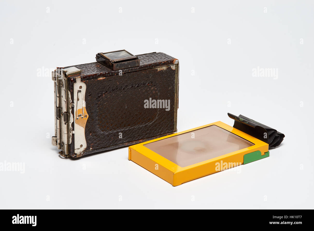 The Premoette Junior was made ca. 1910 by the remains of the Rochester Optical Co. which kept alive the Premo camera series at Eastman Kodak Co.. An i Stock Photo