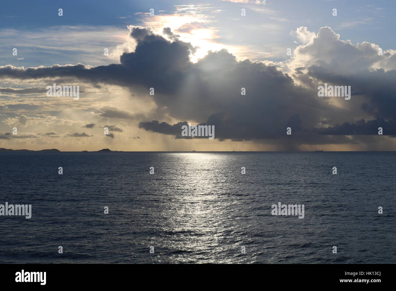 Sun rays cutting through hi-res stock photography and images - Alamy