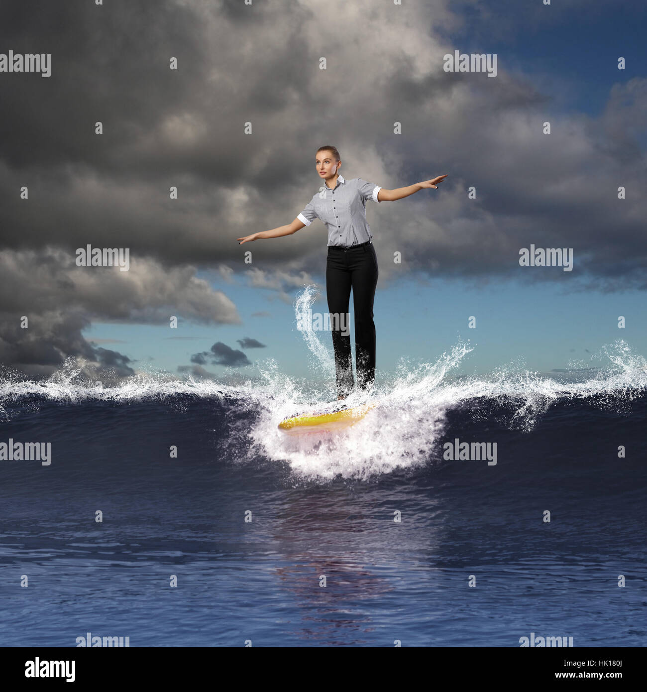 Surf Working Surfing work hi-res stock photography and images - Alamy
