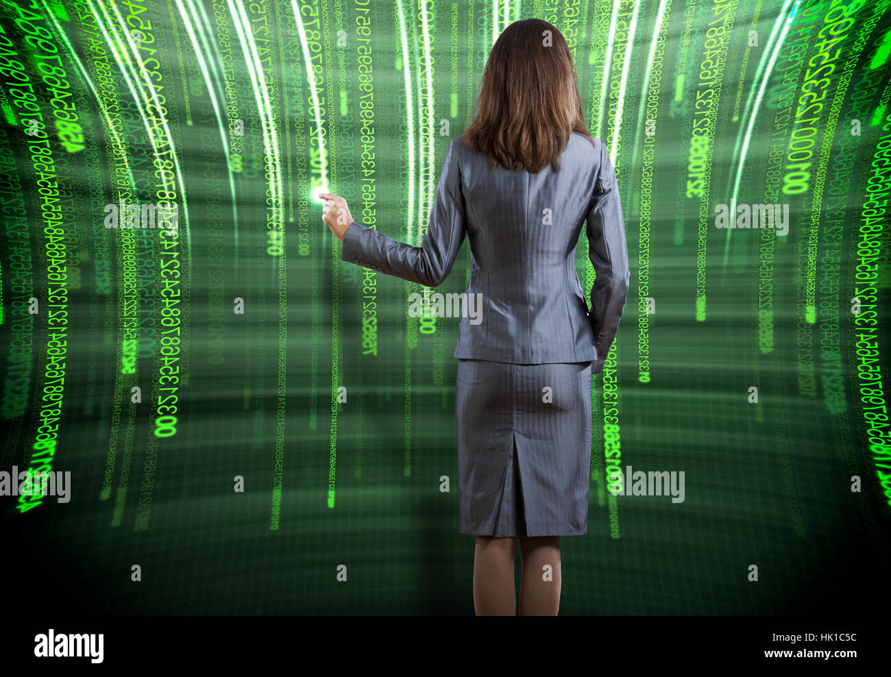 Rear view female graphic hi-res stock photography and images - Alamy