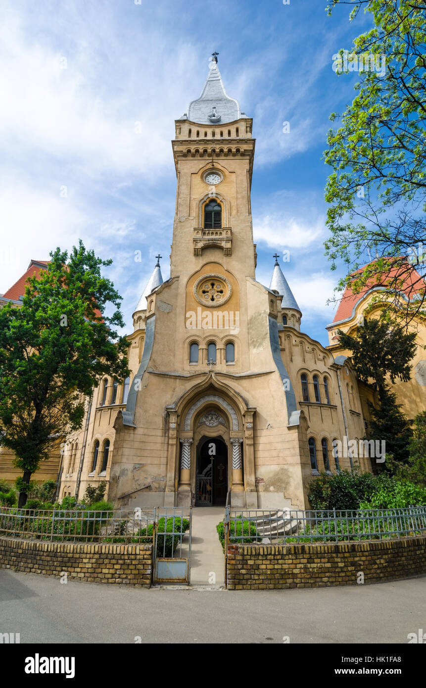 tower, travel, religion, church, cross, entrance, door, clock, facade, visit, Stock Photo