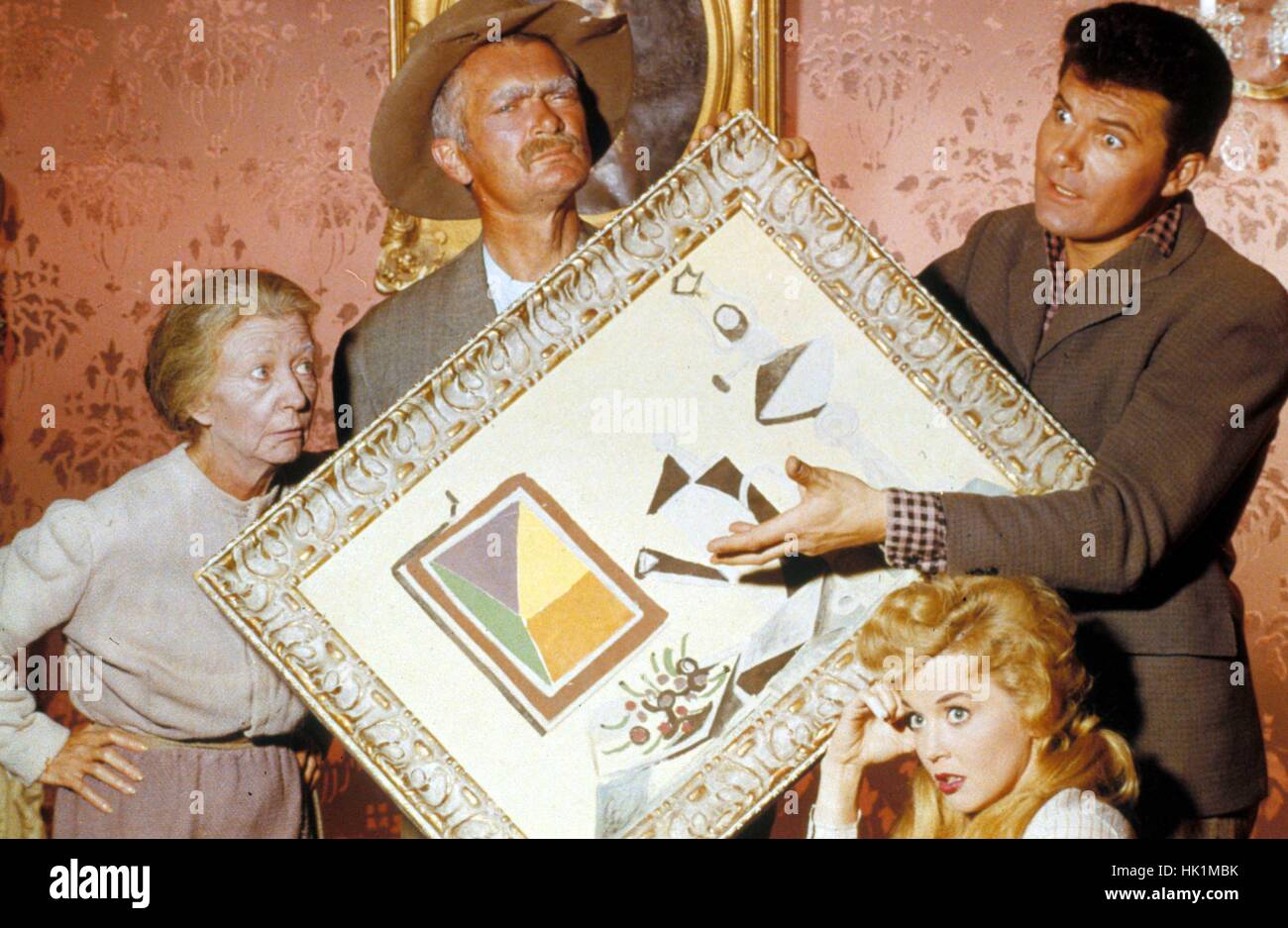 Hollywood, USA. 1st Jan, 2015. 01 January 2015 - Donna Douglas Dies at 81. FILE PHOTO: Donna Douglas and Buddy Ebsen, ''The Beverly Hillbillies''. Photo Credit: Credit: Moviestore Collection/face to face/AdMedia Credit: Moviestore Collection/AdMedia/ZUMA Wire/Alamy Live News Stock Photo