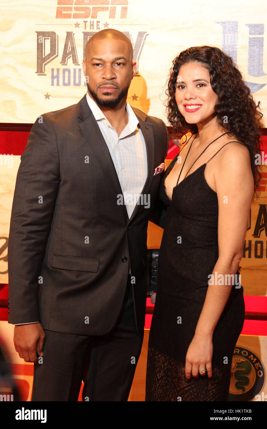 Houston, USA. 3rd Feb, 2017. Actor Finesse Mitchell (L) and Adris Debarge attends ESPN: The Party 2017 before the Super Bowl in Houston, Texas. Credit: The Photo Access/Alamy Live News Stock Photo