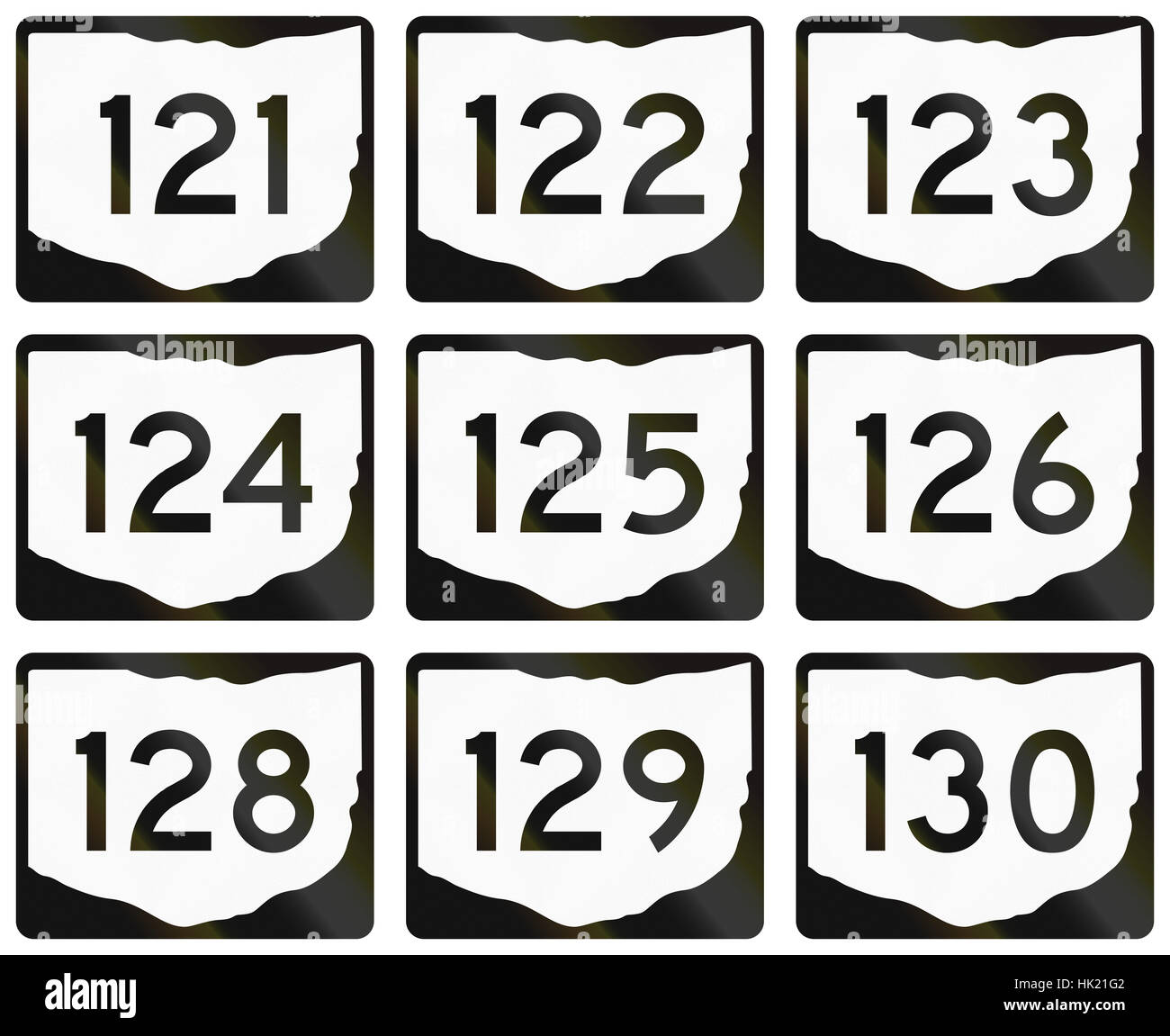 Number 125 sign hi-res stock photography and images - Alamy