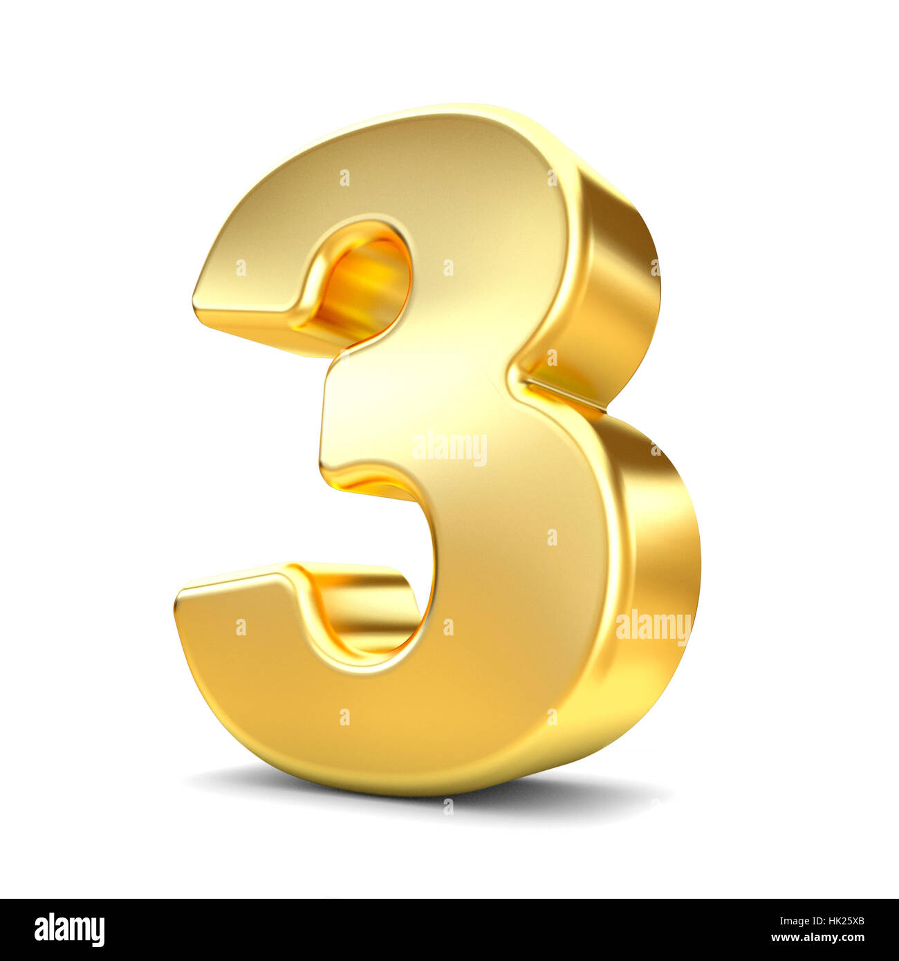 3 number gold and diamonds Royalty Free Vector Image