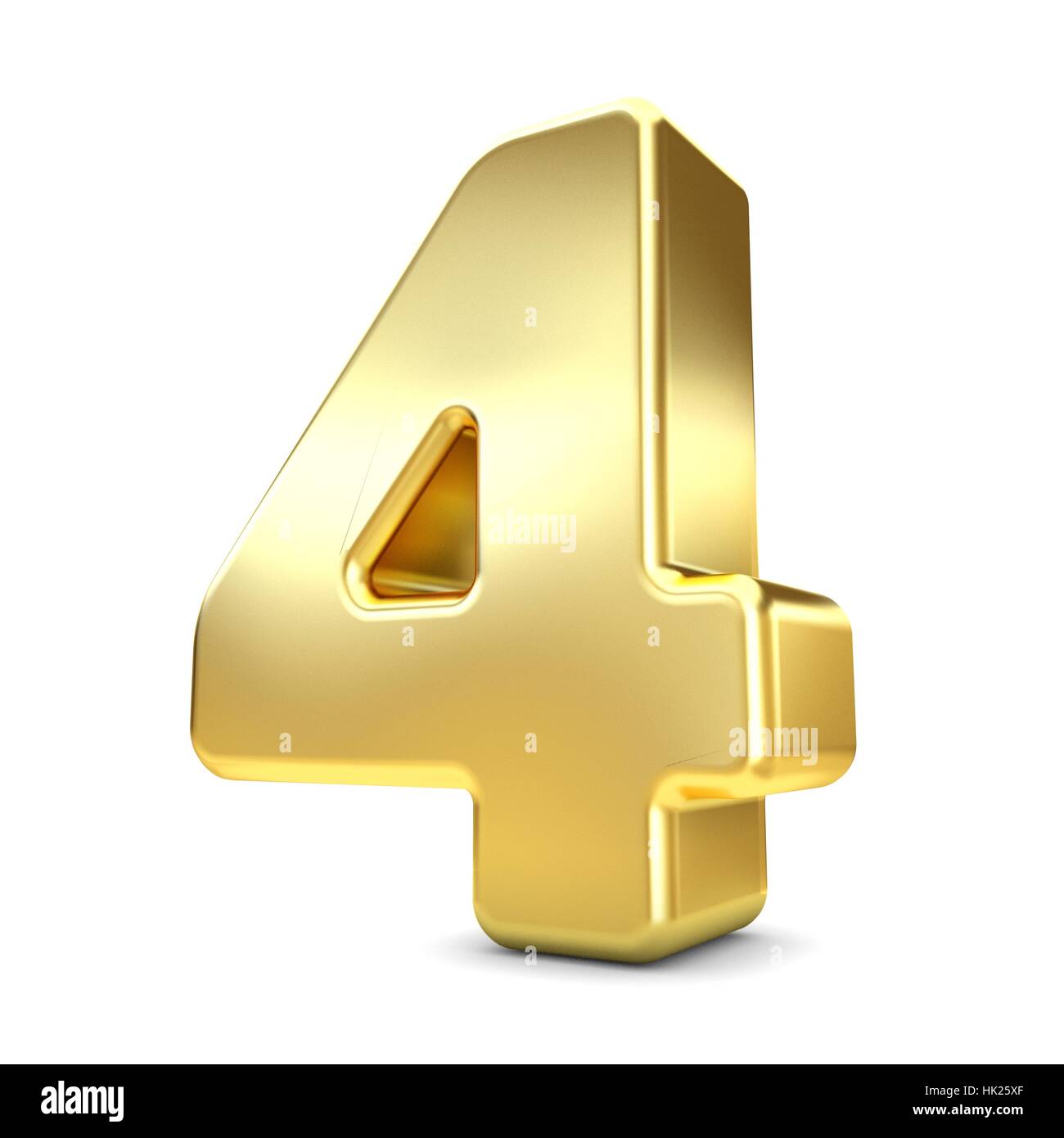 Yellow Metallic Number 24 On White Stock Illustration 213261634