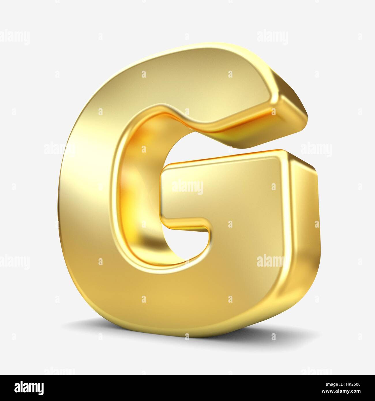 3d blue metal letter G isolated white background Stock Photo - Alamy