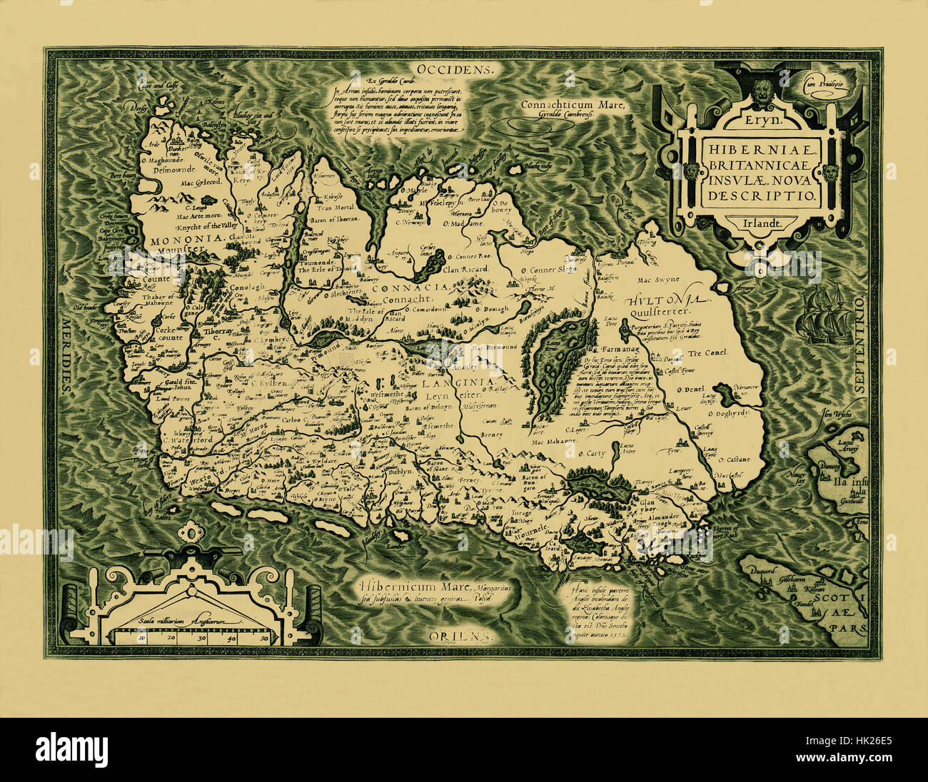 Map of ireland hires stock photography and images Alamy