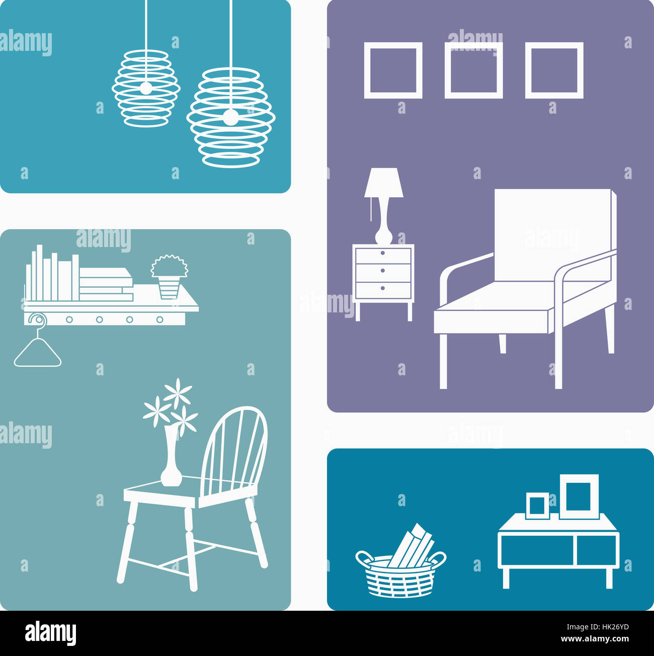 frame coffee table Stock Photo Alamy