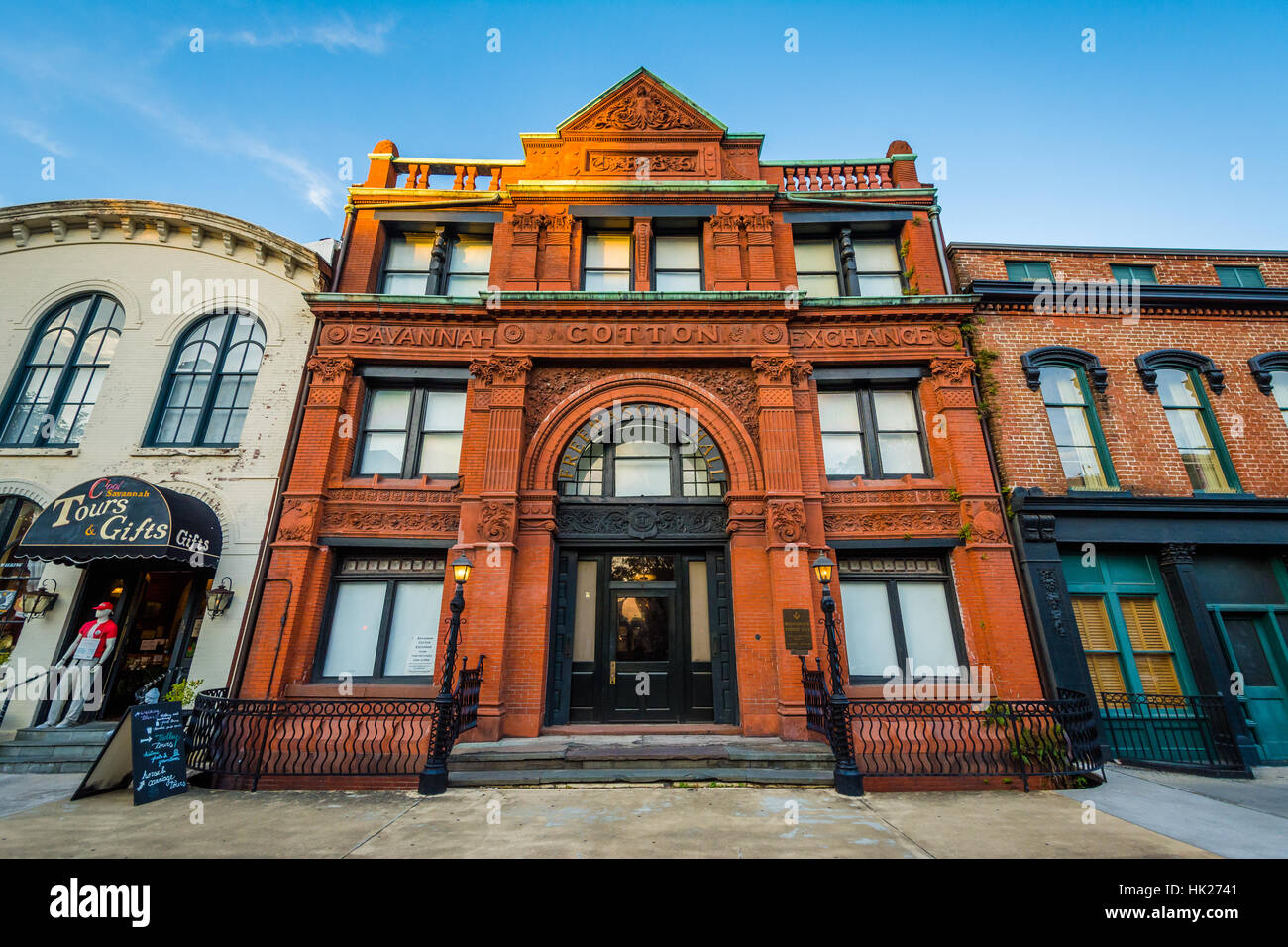 The Savannah Cotton Exchange, in Savannah, Stock Photo Alamy